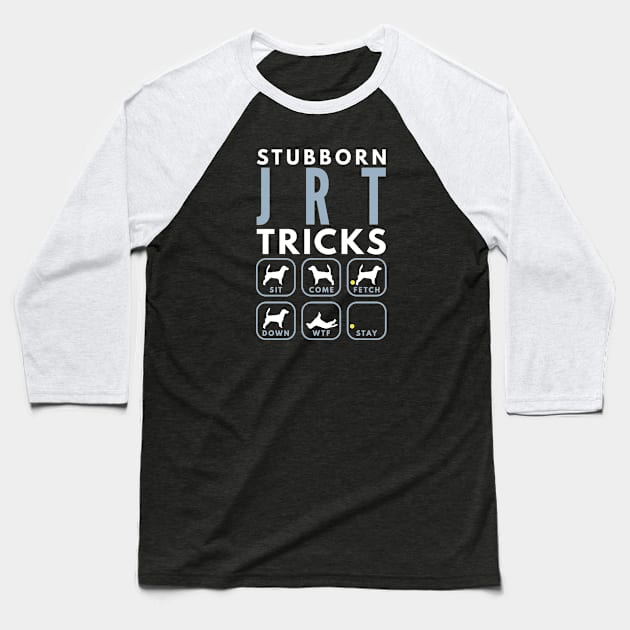 Stubborn Golden Retriever Tricks - Dog Training Baseball T-Shirt by DoggyStyles